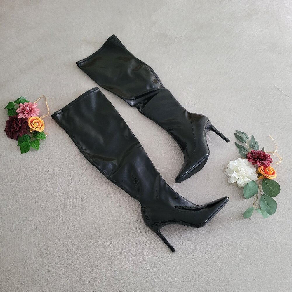 I.N.C. Black over the Knee Boots